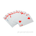 Cartões de poker de plástico especiais de cassino ou clube